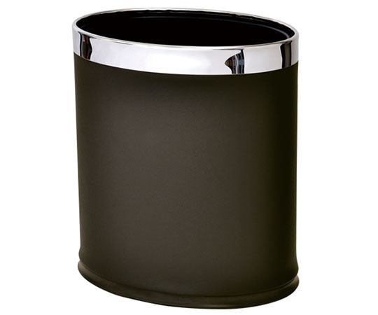 ハヤノ産業 ファインレザーシリーズ ダストボックス オーバル HG12BR ブラウン H61201BRN 1個（ご注文単位1個）【直送品】