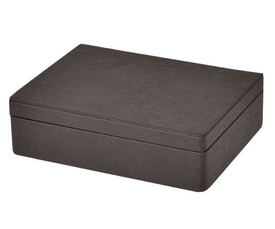 ハヤノ産業 ファインレザーシリーズ ジュエリーボックス HG15BR ブラウン H61211BRN 1個（ご注文単位1個）【直送品】