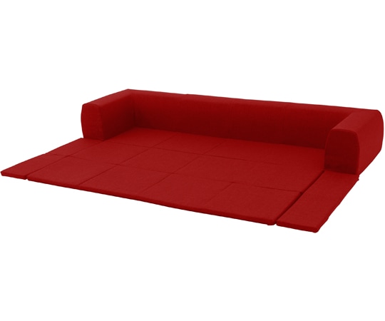 セルタン 背付きフロアマット ジュイール ダリアンレッド L A683a-563RE 1個（ご注文単位1個）【直送品】