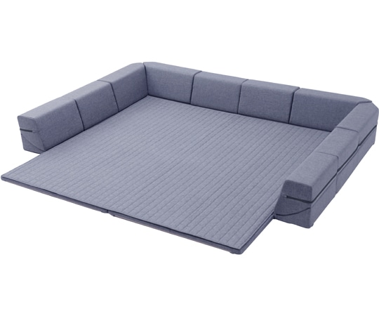 セルタン 和楽のZONIA デニム調インディゴブルー ダブルコーナー M A818a-626BL 1個（ご注文単位1個）【直送品】