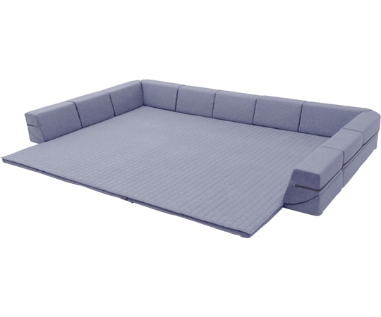 セルタン 和楽のZONIA デニム調インディゴブルー ダブルコーナー L A823a-626BL 1個（ご注文単位1個）【直送品】