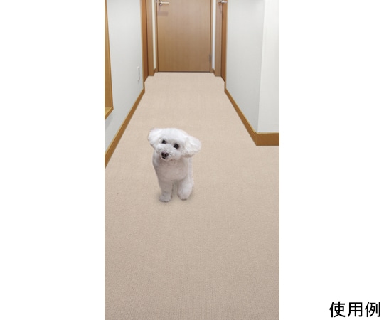 サンコー(生活用品) おくだけ吸着ロングマット 90×600cm ベージュ KP-49 1枚（ご注文単位1枚）【直送品】