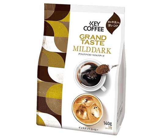 キーコーヒー グランドテイストマイルドダーク袋140g 505182 1袋※軽（ご注文単位1袋）【直送品】