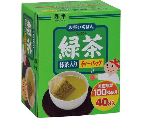 共栄製茶 森半 お茶いちばん緑茶 2g×40P 1130100 1箱※軽（ご注文単位1箱）【直送品】