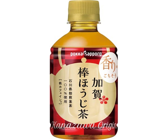 ポッカサッポロフード&ビバレッジ 加賀棒ほうじ茶275mL 24本 183844 1ケース※軽（ご注文単位1ケース）【直送品】