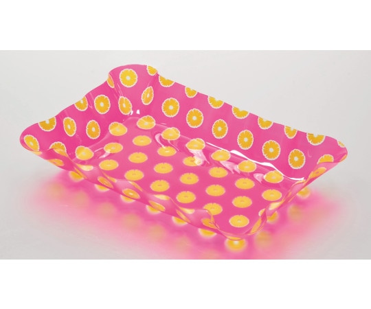 パール金属 アレンジDECO PETロングプレート S ガーベラドット D-1151 1個(ご注文単位1個)【直送品】