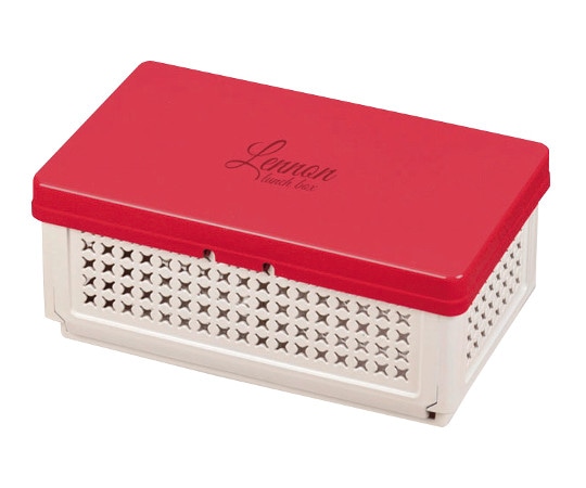 パール金属 レノン 折りたたみランチボックス(仕切付) レッド D-2305 1個(ご注文単位1個)【直送品】