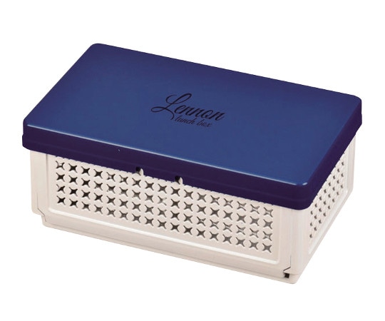 パール金属 レノン 折りたたみランチボックス(仕切付) ブルー D-2306 1個(ご注文単位1個)【直送品】