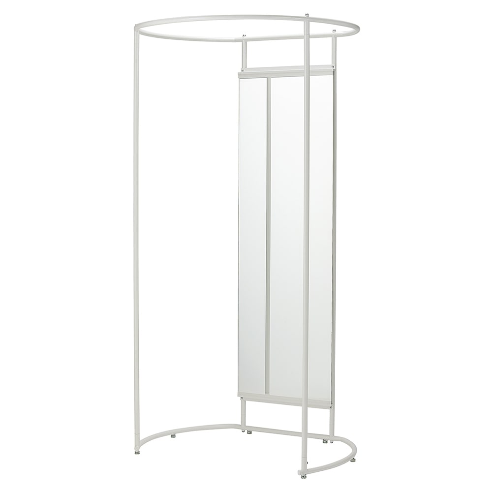 ストア・エキスプレス スチールパイプフィッティングルーム ホワイト 61-810-4-2 1台（ご注文単位1台）【直送品】