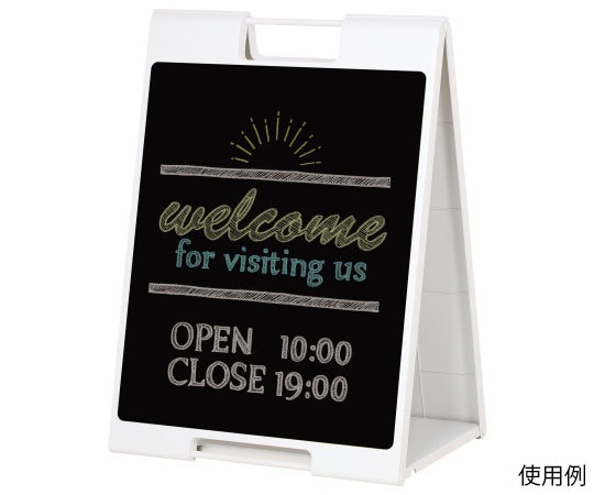 ハヤノ産業 黒板サイン チョーク用 ホワイト FSP-718 1台（ご注文単位1台）【直送品】