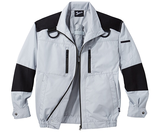 自重堂 空調服長袖ブルゾン シルバー 5L 54080 1枚(ご注文単位1枚)【直送品】