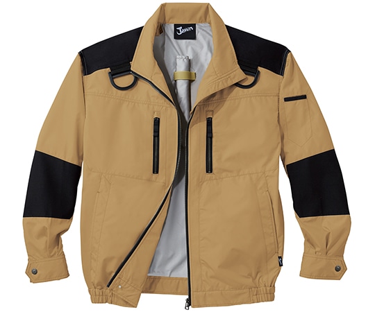 自重堂 空調服長袖ブルゾン キャメル LL 54080 1枚(ご注文単位1枚)【直送品】