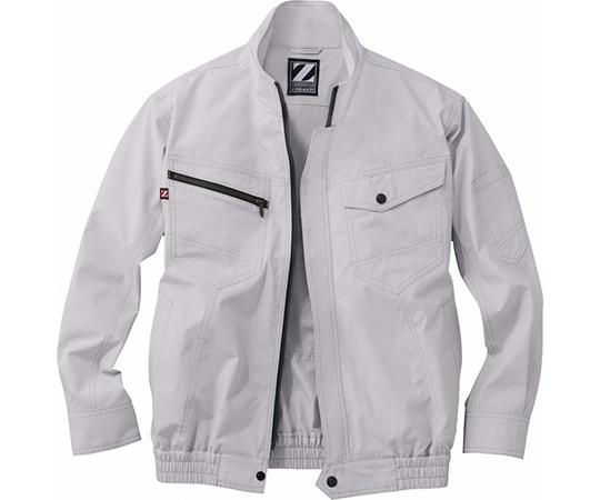 自重堂 空調服長袖ブルゾン シルバー EL 74020 1枚(ご注文単位1枚)【直送品】