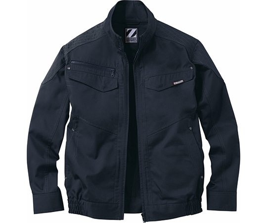 自重堂 空調服長袖ブルゾン シックブラック L 74030 1枚(ご注文単位1枚)【直送品】