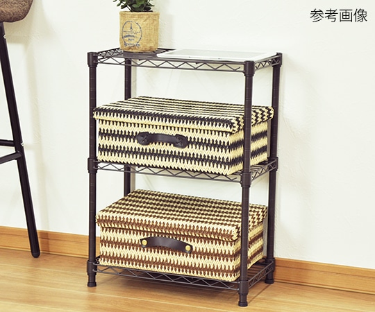 エイ・アイ・エス スチールラック ブラウン NS-6025BR 1台(ご注文単位1台)【直送品】