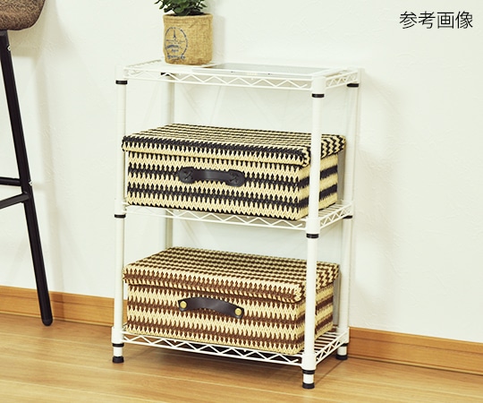 エイ・アイ・エス スチールラック ホワイト NS-6035WH 1台(ご注文単位1台)【直送品】