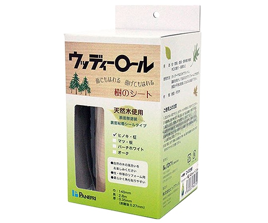 パネフリ工業 ウッディーロール樹のシート柱用 140mm×2.8m×0.35mm WRN-9000-03 1巻(ご注文単位1巻)【直送品】