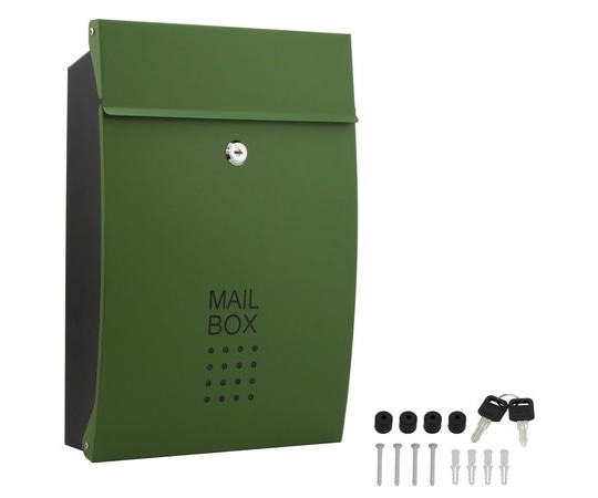 ハイロジック メールボックス グリーン 60708 1個(ご注文単位1個)【直送品】