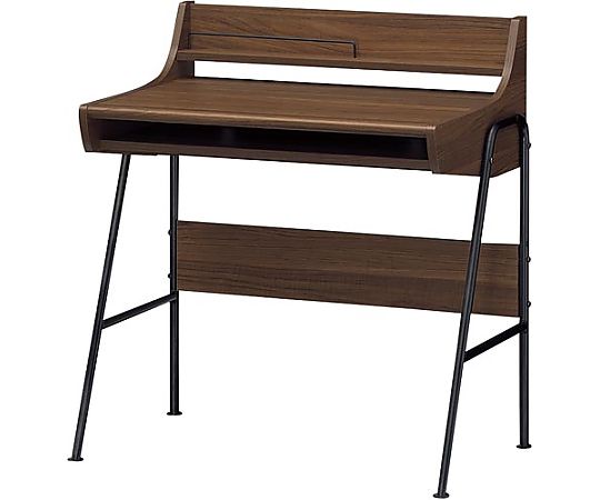 白井産業 パソコンデスクパソプリ ダークブラウン PPR-8580DESKDK 1台(ご注文単位1台)【直送品】