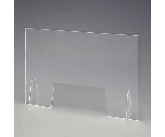 アズワン 600x900mm 飛沫感染防止パーテーション(大窓付) EA954EA-5 1セット(ご注文単位1セット)【直送品】