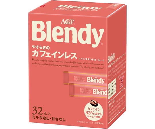 味の素AGF ブレンディインスタントカフェインレス32 1箱(32本入) 30065 1箱※軽（ご注文単位1箱）【直送品】