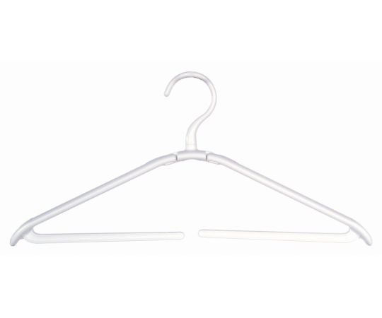 シンコハンガー 折りたたみハンガー ホワイト 20本入  1箱（ご注文単位1箱）【直送品】