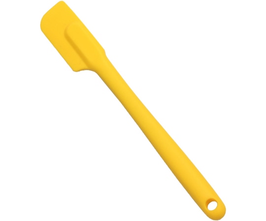 ユーロキッチン 一体型シリコンスパチュラ スタンダード 小 黄  1個（ご注文単位1個）【直送品】