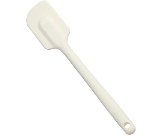 ユーロキッチン 一体型シリコンスパチュラ スタンダード 中 白(ホワイト)シリコンへら  1個（ご注文単位1個）【直送品】