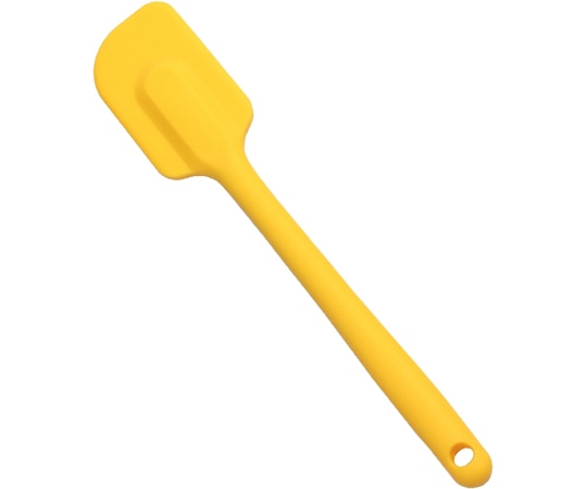 ユーロキッチン 一体型シリコンスパチュラ スタンダード 中 黄(イエロー)シリコンへら  1個（ご注文単位1個）【直送品】