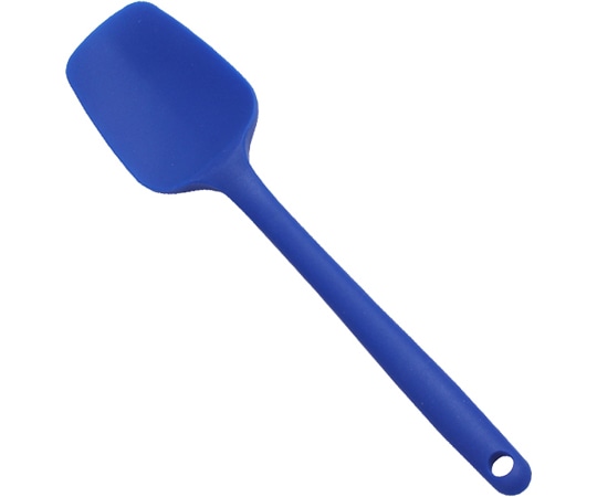 ユーロキッチン 一体型スプーンスパチュラ シリコンへら 青(ブルー)  1個（ご注文単位1個）【直送品】