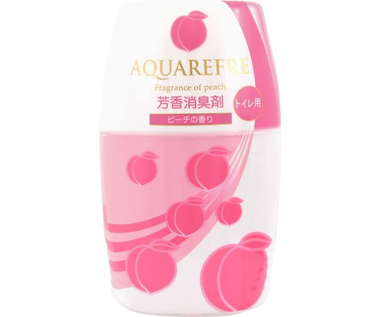 ライオンケミカル 新アクアリフレ トイレ用芳香消臭剤 ピーチ 400ML 1本(ご注文単位1本)【直送品】