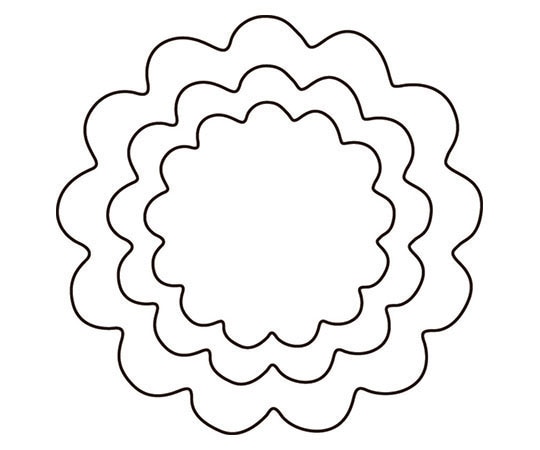 アズワン 厚口野菜抜 3PC 菊の花  1個（ご注文単位1個）【直送品】