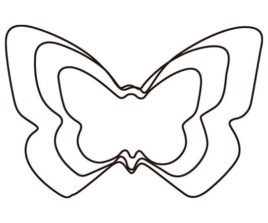 アズワン 野菜抜 3PC 蝶々  1個（ご注文単位1個）【直送品】