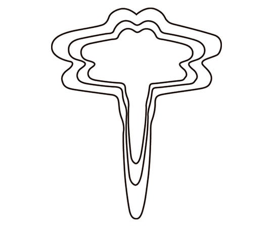 アズワン 野菜抜 3PC とんぼ  1個（ご注文単位1個）【直送品】