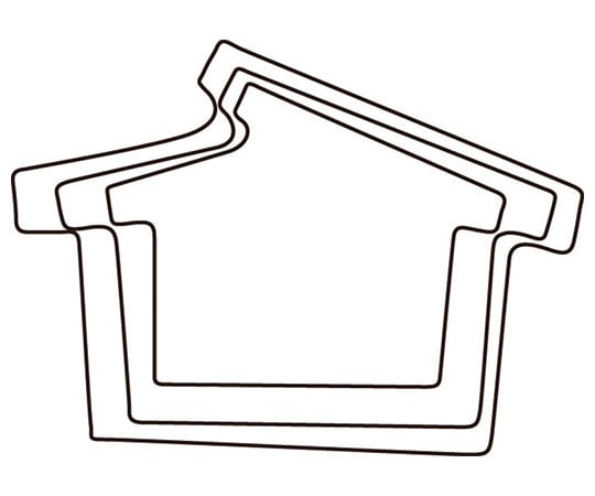 アズワン 野菜抜 3PC 絵馬  1個（ご注文単位1個）【直送品】