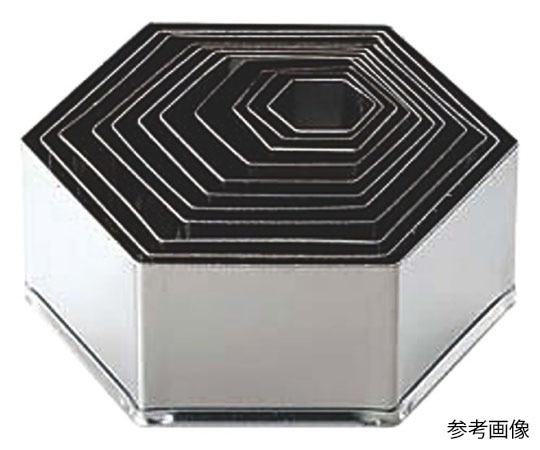 アズワン 18-8パテ抜 亀甲 No.4 38mm  1個（ご注文単位1個）【直送品】