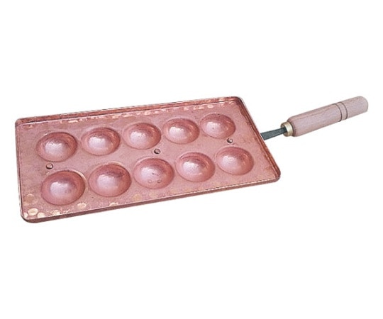 アズワン 明石焼鍋10穴  1個（ご注文単位1個）【直送品】