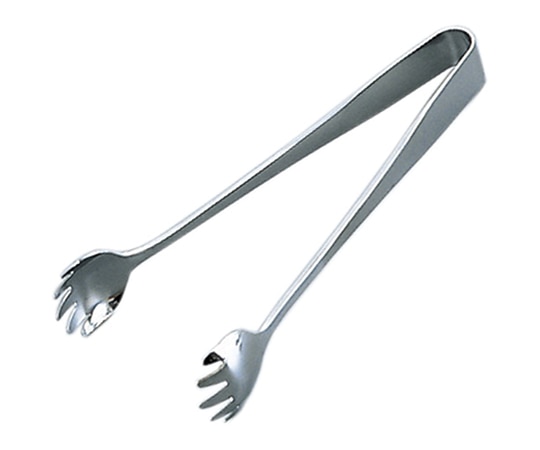 エムテートリマツ 18-0極厚爪型アイストング 大 185mm  1個（ご注文単位1個）【直送品】