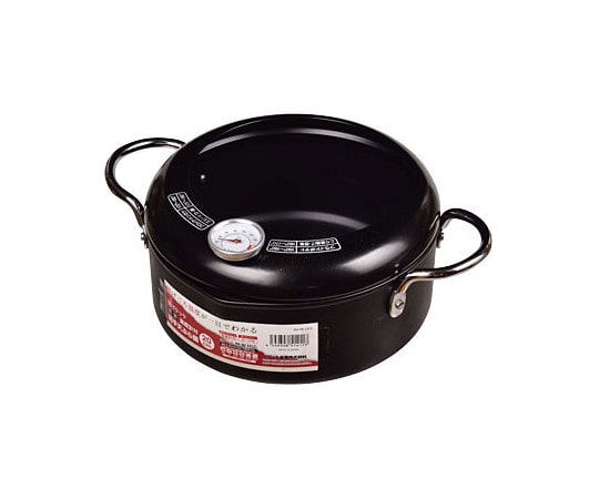 パール金属 揚げクック 鉄製温度計付両手天ぷら鍋 20cm HB-1373 1個（ご注文単位1個）【直送品】