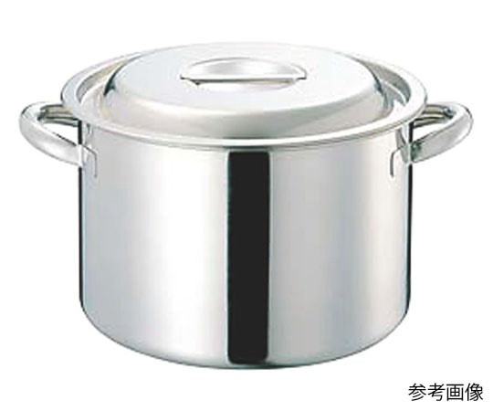 大屋金属 CLO 電磁モリブデン半寸胴鍋(目盛付) 39cm  1個（ご注文単位1個）【直送品】