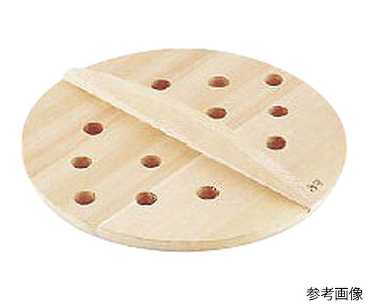 カンダ 厚手サワラ木蓋穴明 30cm  1個（ご注文単位1個）【直送品】