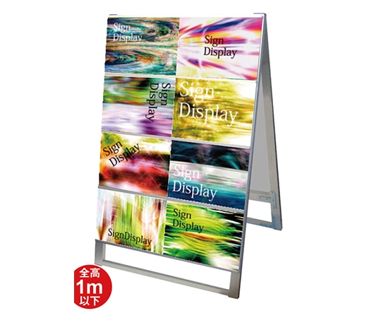 常磐精工 カードケーススタンド看板 A4横16両面 CCSK-A4Y16R 1個(ご注文単位1個)【直送品】