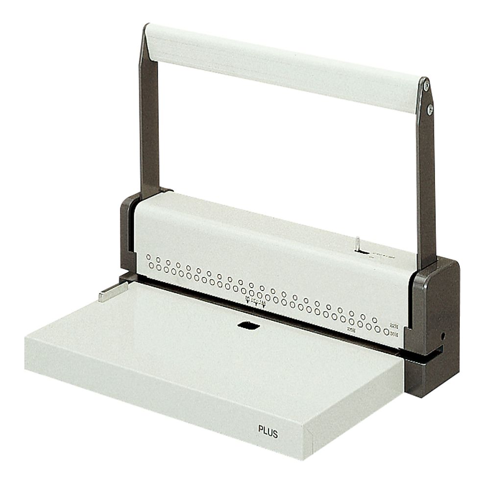 プラス 多穴パンチ B5/A4用 エルグレー PU-030 1個(ご注文単位1個)【直送品】