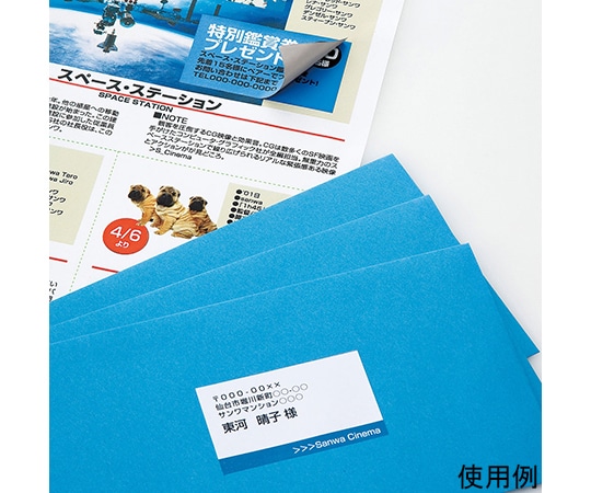 サンワサプライ 下地が透けないマルチラベル 21面 LB-EM26 1セット(ご注文単位1セット)【直送品】