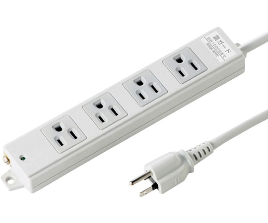 サンワサプライ 工事物件雷ガードタップ 3P マグネット付 4個口 3m TAP-K4NSP-3 1本(ご注文単位1本)【直送品】