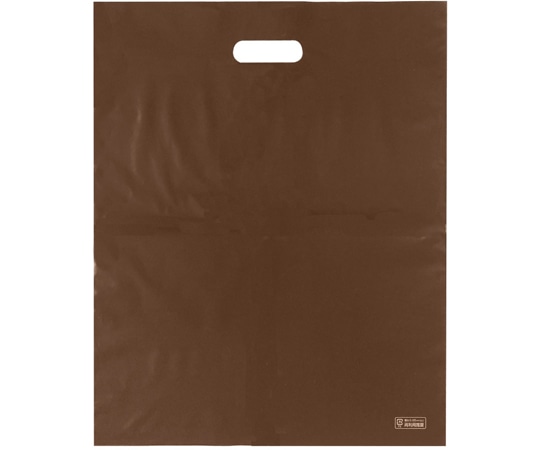 エスパック ポリ袋ハード L ブラウン 50枚入  1袋（ご注文単位1袋）【直送品】