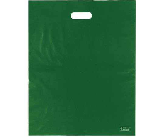 エスパック ポリ袋ハード L ディープグリーン 50枚入  1袋（ご注文単位1袋）【直送品】