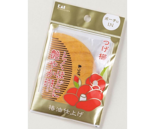 貝印 つげ櫛 半月形 000KQ3136 1個（ご注文単位1個）【直送品】