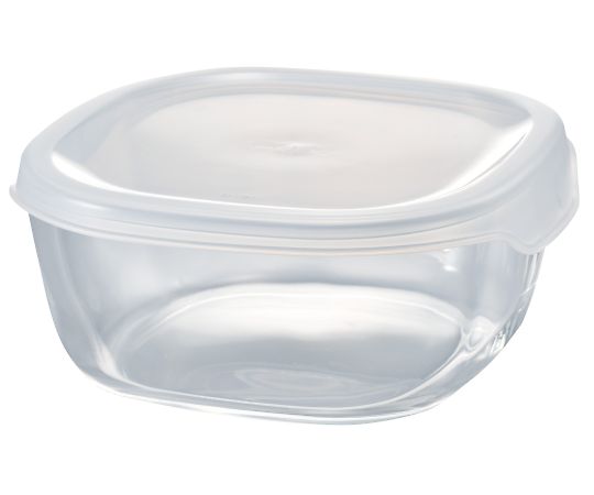 HARIO 耐熱ガラス製保存容器・角600 6個×4セット KST-60-TW 1箱(ご注文単位1箱)【直送品】