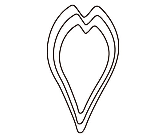 アズワン 野菜抜 3PC 桜の花びら  1個（ご注文単位1個）【直送品】